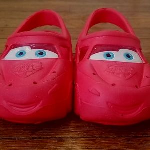 Lightening McQueen croc style shoes